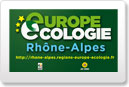 Site Europe Ecologie les Verts Rhône-alpes